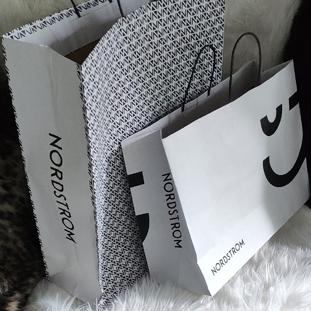 Nordstrom Monochrome Shopping Bags